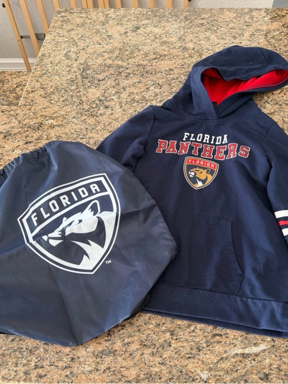 NHL Florida Panthers Kids Hoodie M 7-8